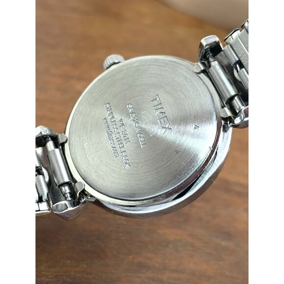 Timex Women's Watch T21854 Quartz Two Tone Stainless Steel Expansion Band 25mm - Picture 6 of 13